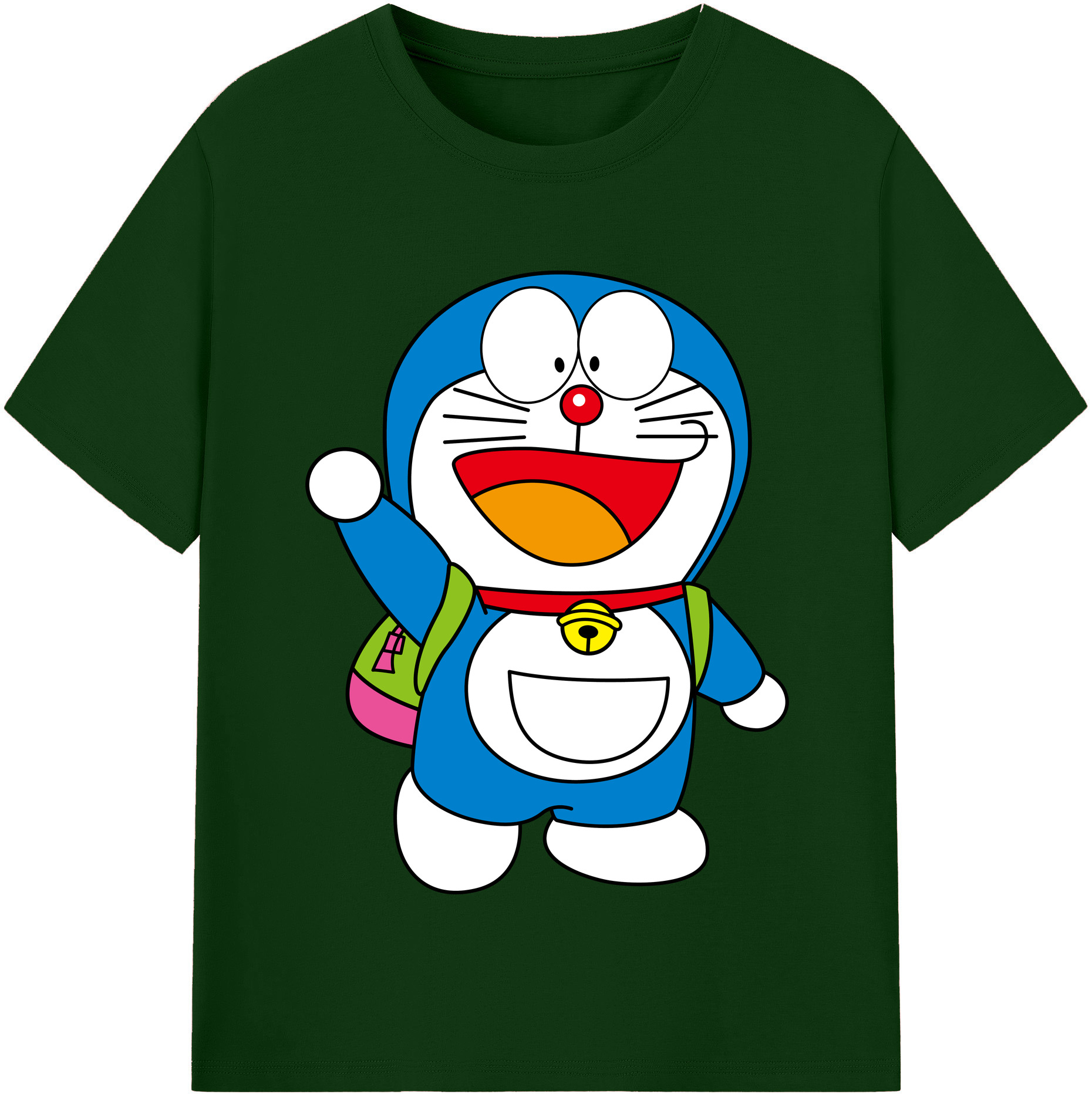 （画像用） ドラえもん Doraemon 綿100％半袖Tシャツ（フロントプリント）